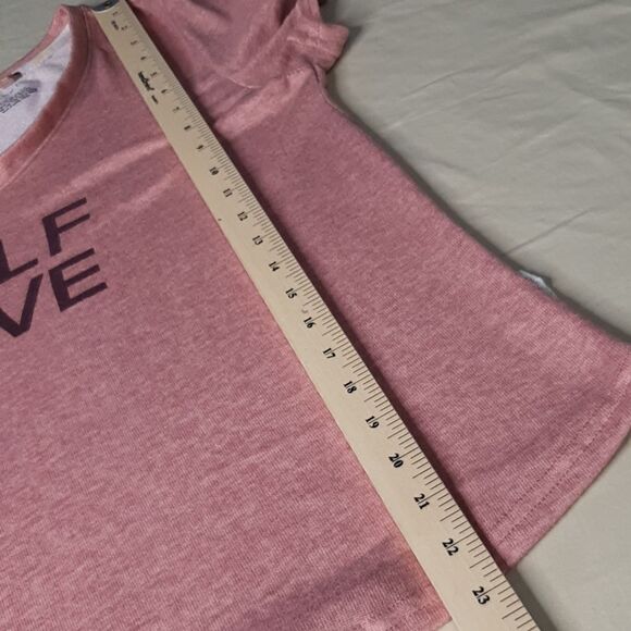 Danskin "Self Love" Soft Pink Tee Shirt - Picture 6 of 6